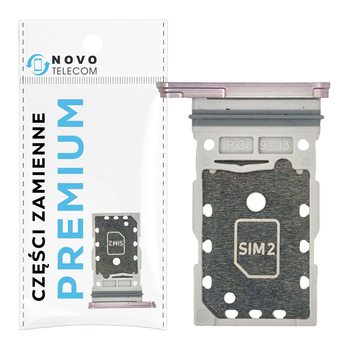 Tacka SIM do Samsung Galaxy S23 / S23+ fioletowa szufladka