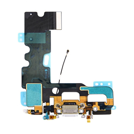 do iPhone 7 złącze ładowania biały taśma