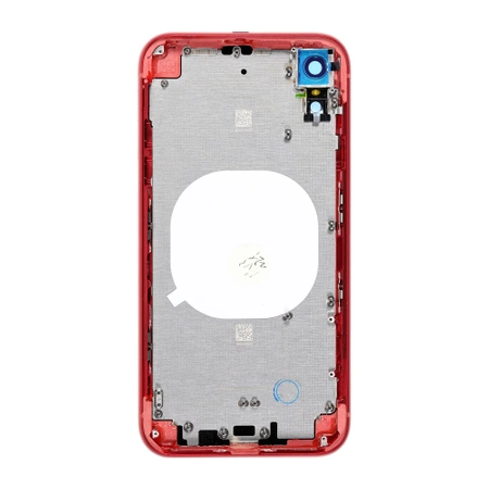 do iPhone XR obudowa ramka korpus przyciski tył czerwony
