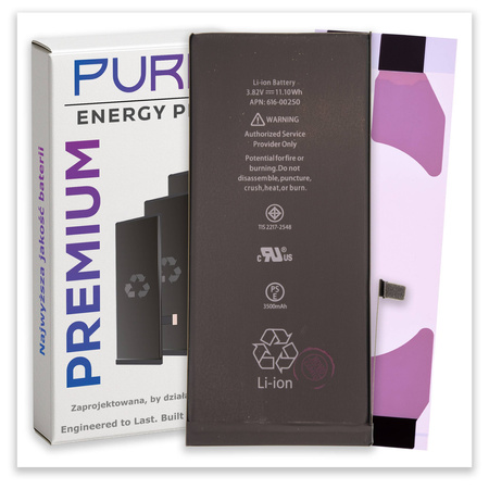 Bateria do iPhone 7 Plus Świeża Większa PURE Energy Plus Akumulator 3500mAh