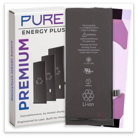 Bateria do iPhone SE2020 Świeża Większa PURE Energy Plus Akumulator 2000mAh
