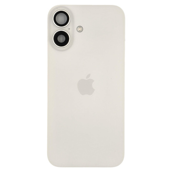 do iPhone 16 Plus klapka baterii plecki panel szkło tył biały demont (grA)