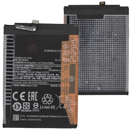 do Redmi 9 BN54 bateria 4920mAh