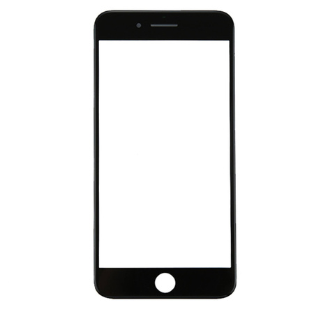 do iPhone 8 / SE 2020 / 2022 szyba ramka OCA czarna