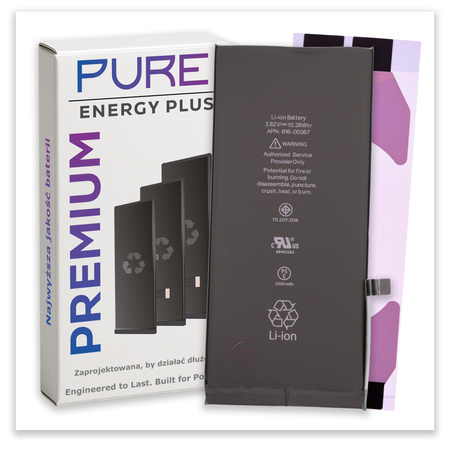 Bateria do iPhone 8 Plus Świeża Większa PURE Energy Plus Akumulator 3500mAh