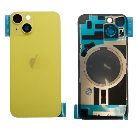 do iPhone 14 klapka baterii żółta (BIG HOLE)