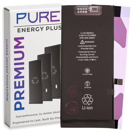 Bateria do iPhone 11 Świeża Większa PURE Energy Plus Akulumator 3550 mAh
