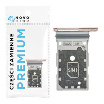 Tacka SIM do Samsung Galaxy S22 / S22+ różowa szufladka