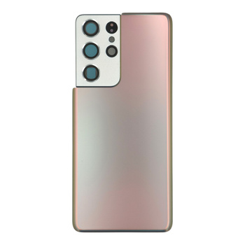 Klapka Baterii Srebrna do Samsung Galaxy S21 Ultra Panel Tylny Plecki