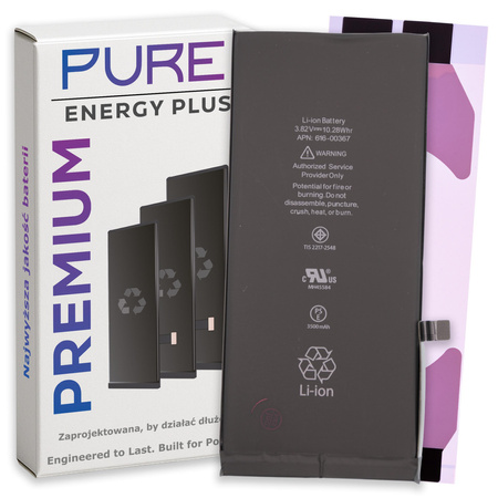Bateria do iPhone 8 Plus Świeża Większa PURE Energy Plus Akumulator 3500mAh