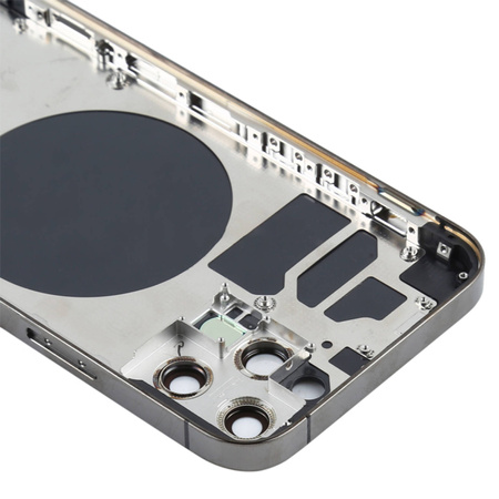 do iPhone 12 Pro obudowa ramka korpus przyciski MagSafe tył szary