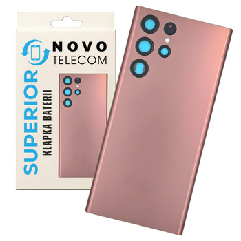 do Samsung S22 Ultra klapka baterii plecki szkło tył czarwnona