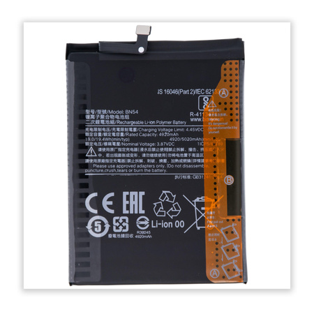 do Redmi 9 BN54 bateria 4920mAh
