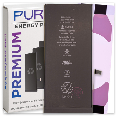Bateria do iPhone 7 Plus Świeża Większa PURE Energy Plus Akumulator 3500mAh