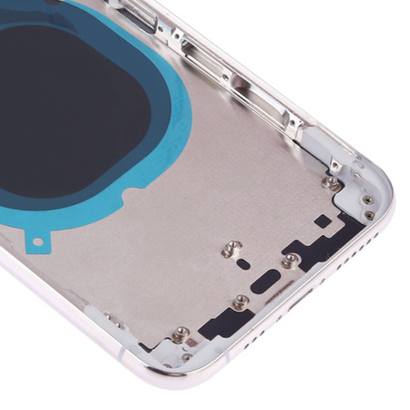 do iPhone X obudowa ramka korpus przyciski tył biały