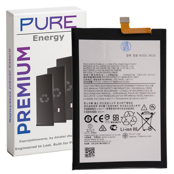 Bateria Pure Energy do Motorola Moto G9 Power bateria MC50 6000mAh