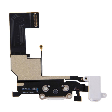 do iPhone 5S złącze ładowania biała taśma