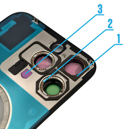 do iPhone 16 Pro Max klapka baterii biała