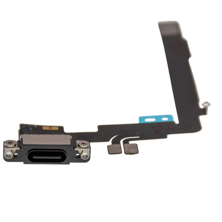 Złącze ładowania taśma dock port USB C do Apple iPhone 16 Pro max czarne OEM