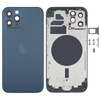 do iPhone 12 Pro obudowa ramka korpus przyciski MagSafe tył niebieski