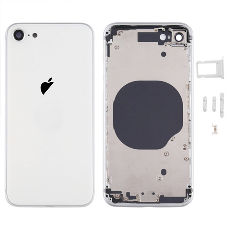 do iPhone SE 2020 obudowa ramka korpus przyciski tył biały