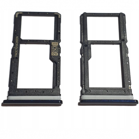 do Motorola G7 Power szufladka sim tacka czarna