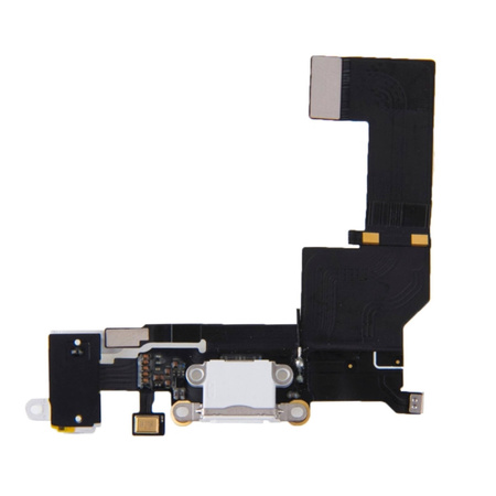 do iPhone 5S złącze ładowania biała taśma