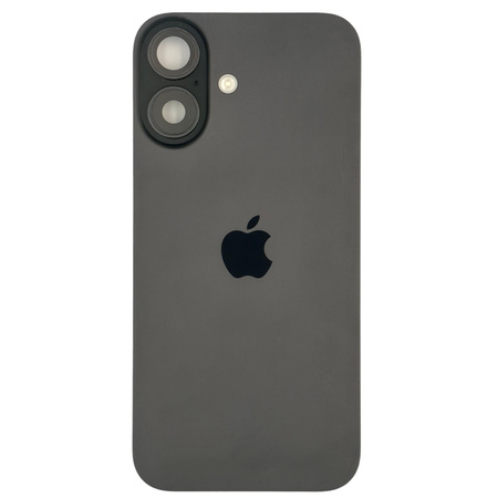 do iPhone 16 Plus klapka baterii plecki panel szkło tył czarny demont (grA)