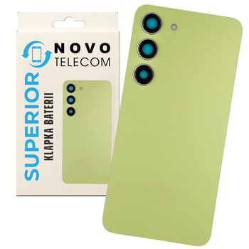 do Samsung S23 klapka baterii plecki szkło tył limonkowa Lime