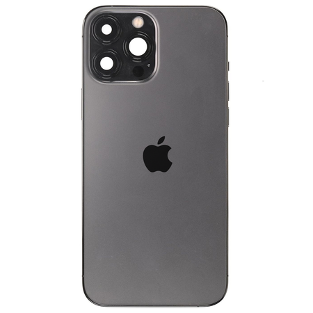 do iPhone 13 Pro Max obudowa ramka korpus tył czarny demontaż A- uzbrojony