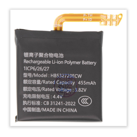 do Huawei Watch GT 2 GT 2E GT3 46mm bateria 455 mAh