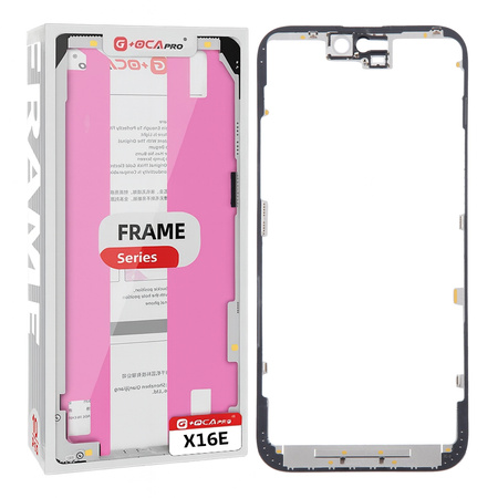 Ramka wyświetlacza LCD klej do iPhone 16e G+OCA