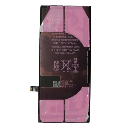 do iPhone XR bateria powiększona Pure 3550 mAh