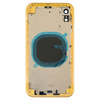 do iPhone XR obudowa ramka korpus przyciski tył żółty