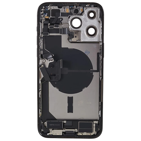 do iPhone 14 Pro Max obudowa ramka korpus tył czarny demontaż A- uzbrojony