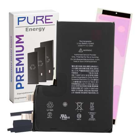 iPhone 12 Pro Max bateria bez BMS 3687mAh