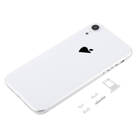 do iPhone XR obudowa ramka korpus przyciski tył biały
