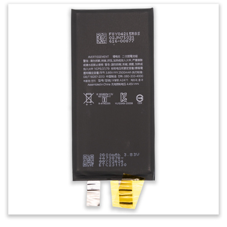 iPhone 12 Mini bateria bez BSM Pure 2500 mAh