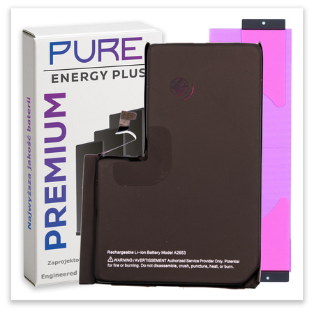 Bateria do iPhone 13 Pro Max Większa PURE Energy Plus Akumulator 4650 mAh