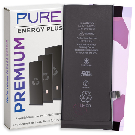 Bateria do iPhone 8 Świeża Większa PURE Energy Plus Akumulator 2300mAh