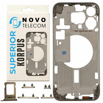 Korpus ramka obudowa do iPhone 15 Pro Max przyciski tacka SIM naturalny