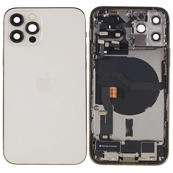 do iPhone 12 Pro obudowa ramka korpus tył złoty demontaż A- uzbrojony