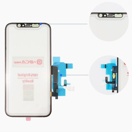 do iPhone XR digitizer + OCA + ramka G+OCA Pro