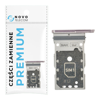 Tacka SIM do Samsung Galaxy S23 Ultra fioletowa szufladka