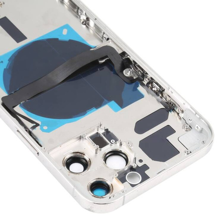 do iPhone 13 Pro Max obudowa ramka korpus przyciski MagSafe tył srebrny