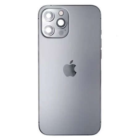 do iPhone 12 Pro Max obudowa ramka korpus tył czarny demontaż A- uzbrojony