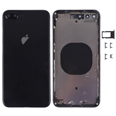 do iPhone 8 Plus obudowa ramka korpus przyciski tył czarny