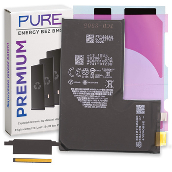 do iPhone 14 Pro bateria bez BMS Pure 3400mAh