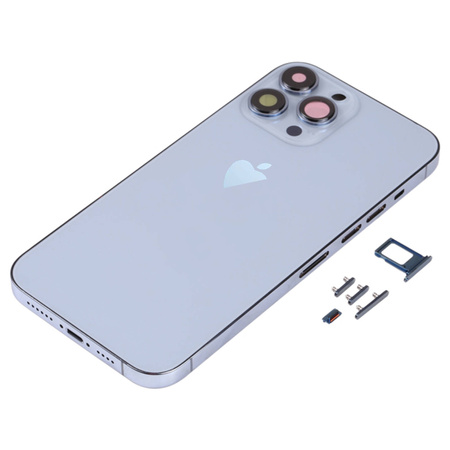 do iPhone 13 Pro obudowa ramka korpus przyciski MagSafe tył niebieski