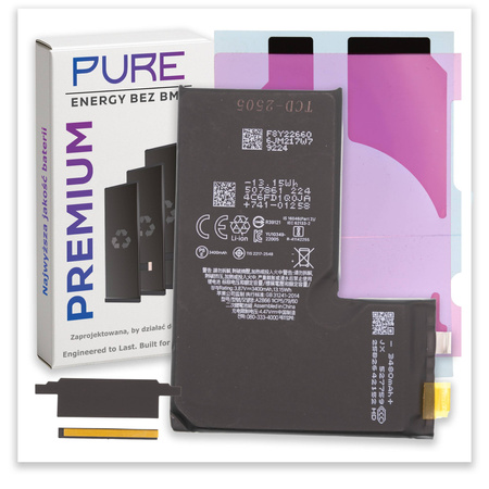 do iPhone 14 Pro bateria bez BMS Pure 3400mAh